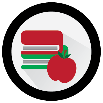 Book and Apple image
